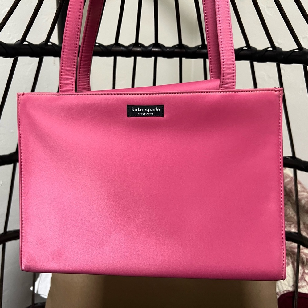 Kate Spade Pink Shoulder Bag with Structured Design